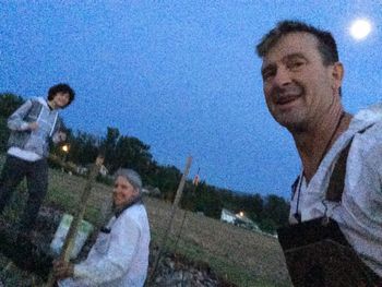 Moonplanting… With fellow Garden Knome & Favorite Youngest Son Adam