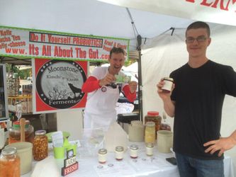 First sale goes to Scott on his way to go pick wild mushrooms. Nope, I cant tell
you where!