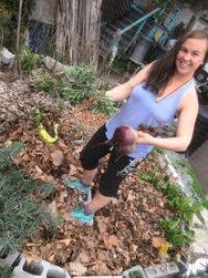Maddie was amazed at how easy beets stayed fresh under the mulch too.