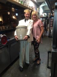 Yup, everything washes up good at Moonstone Ferments! Manager Mia at Krafty
Kitchen loves the way we cRock!