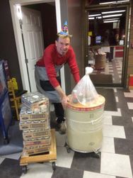 Yup, it felt like a birthday party! This is about the biggest crock out there.