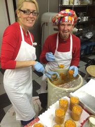 Jar stuffing is time consuming and full of love giving.