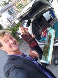 A successful road trip! Now to see if Sandor Katz wants him to appear at the big
ferment show in Calgary October 16, 17, 18.
http://www.wildfermentation.com/events/friendly-ferments-a-festival-of-fermentation-culture/
[http://www.wildfermentation.com/events/friendly-ferments-a-festival-of-fermentation-culture/]