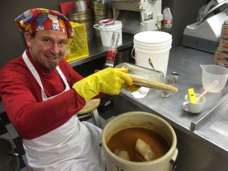 as the lid comes off the aroma hits!